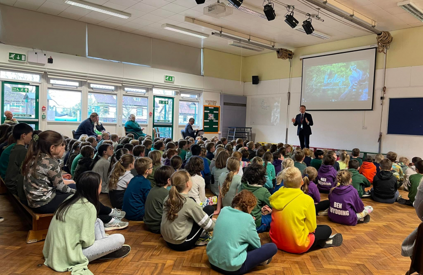 Robbie at Ben Rhydding Primary School