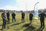 Robbie Moore MP planting tree