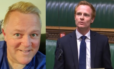 Andrew Dobson and Robbie Moore MP