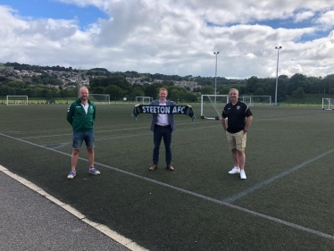 Robbie at Steeton AFC